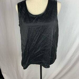 Repeat faux leather top